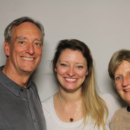 Katie Swanson-Harbage, Robin Harbage, and Louisa Harbage-Edell
