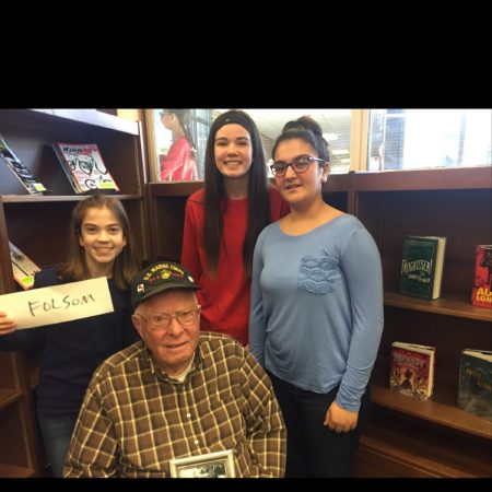 Donald Folsom is a Marine Corps Veteran that served during WWII.