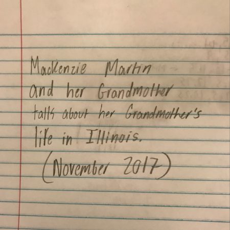 My Interview with, “Grandma Marsha”
