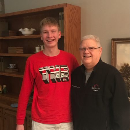 Seth and Grandpa for English project