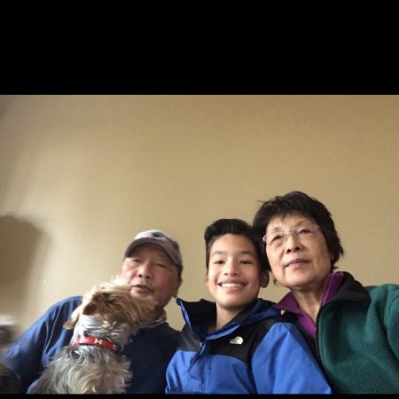 Lunch and interview with Yeye Nini (and the dogs)