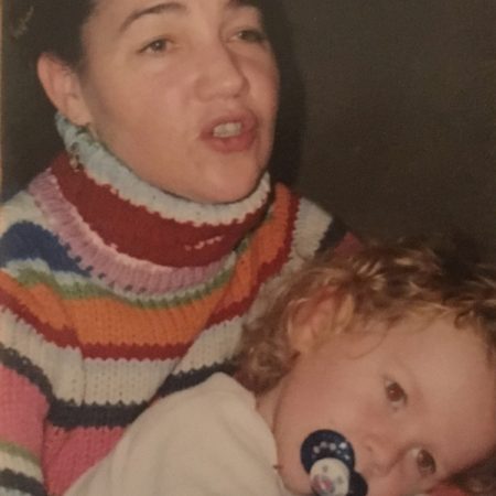 Linus Mavers interviews his mother Elizabeth Caldwell about growing up