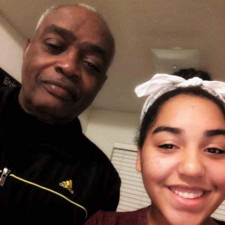 Alani Bumgardner discusses work ethic and the importance of family with her grandfather, Joshua Moore(Thanksgiving 2018)