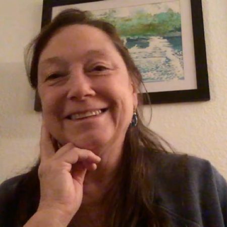 Ayden interviews his grandmother, Re over FaceTime.