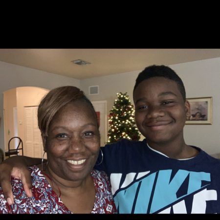 My mom and me