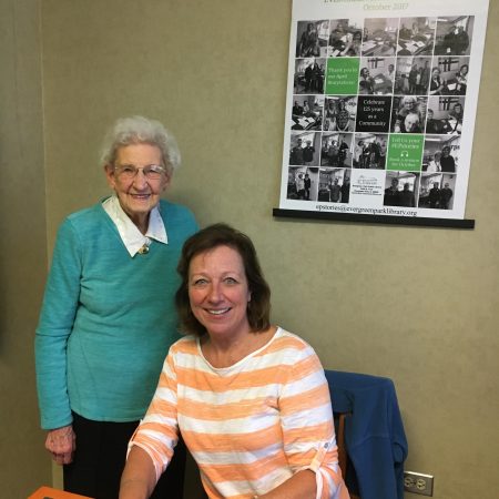 Clara Togtman with Patty Gleason