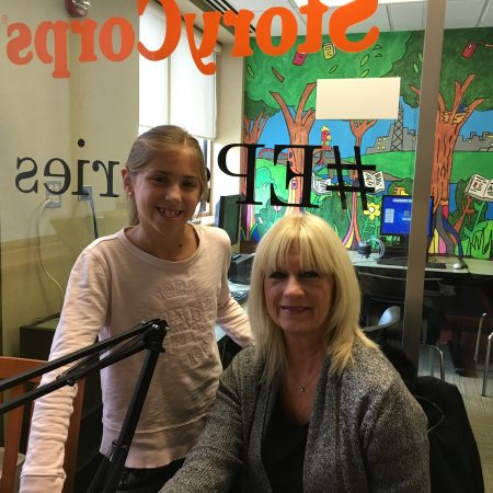 Denise Wojciechowski and Olivia Mitchell with Julie Keaty