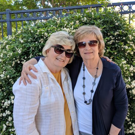 Lifetime friends Leslie Johnson and Cynthia Shepherd spent many hours together in their youth at the St. George Library