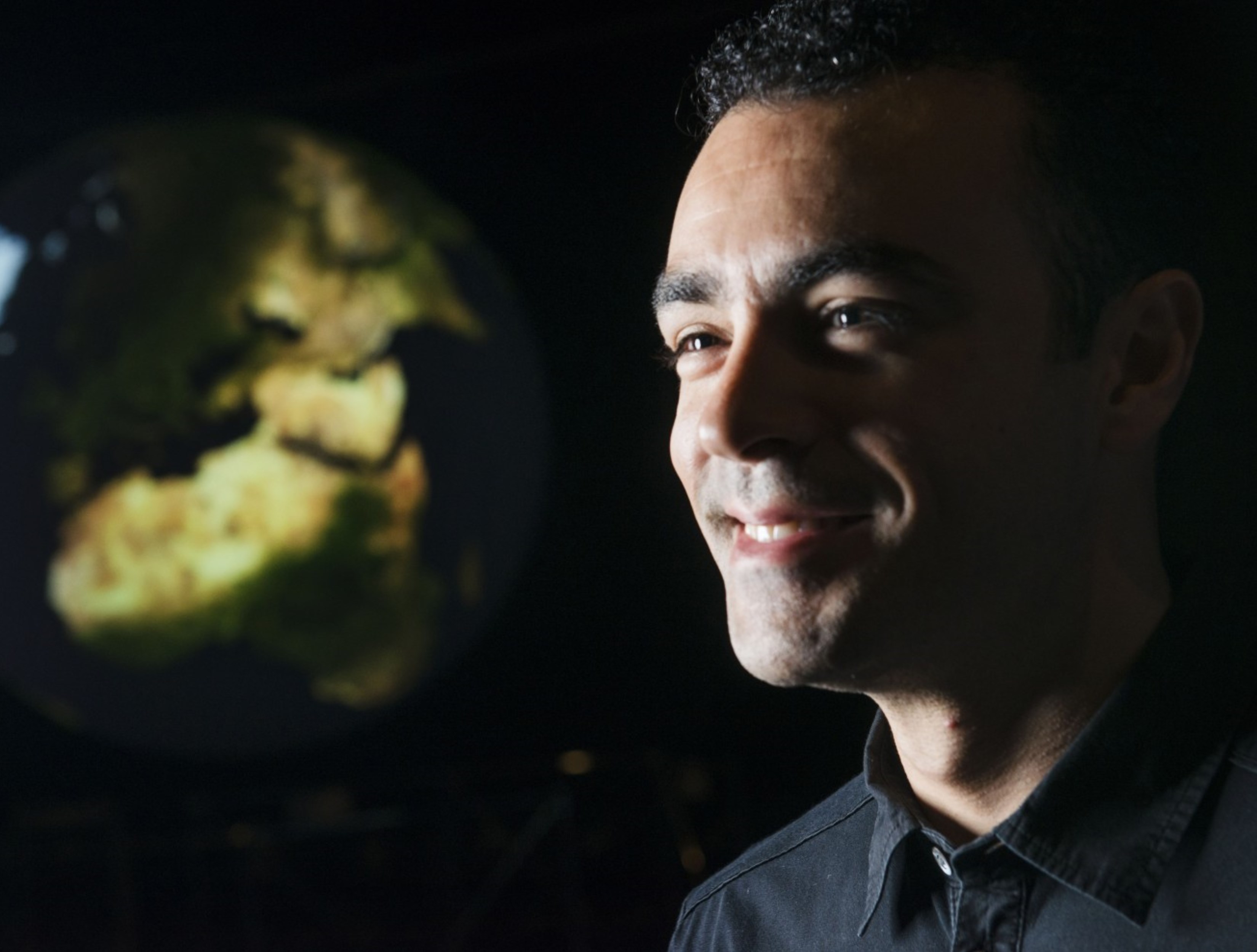 "We were seeing Christmas lights from space, and seeing people praying on Mount Arafat during the Haaj." an interview with Miguel Román