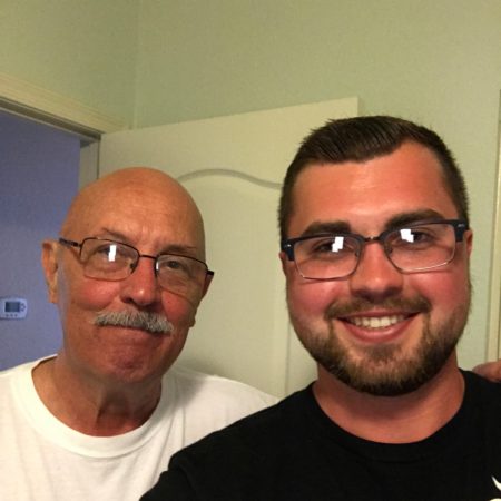 Kaleb and Grandpa Baxter