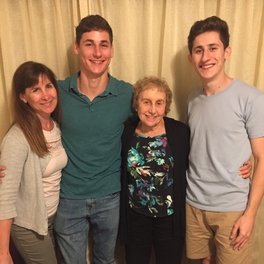 Adam and Ian Tardif talk to Ina Goldberg