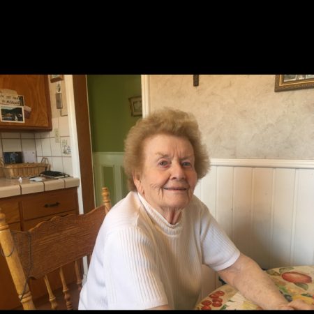 Margaret Cronin in the kitchen at 323...
