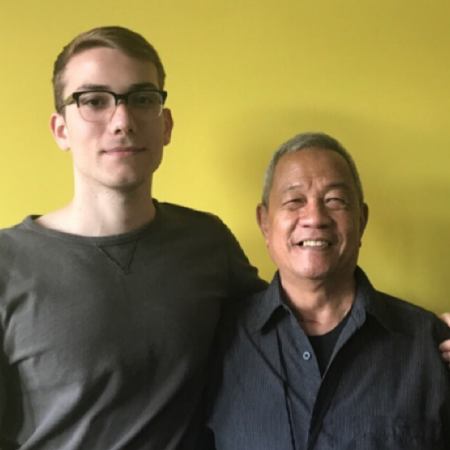 George Garcia and Nathaniel Knize for Stonewall OutLoud