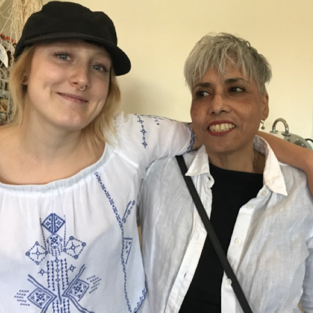 Christina Cipriani Xavier with Amanda Berry for Stonewall OutLoud