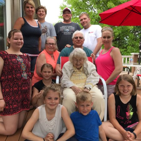 Family Photo, Monday, May 27, 2019 and Interview of Marian Lambert, Monday, August 19,2019, Omaha, NE.