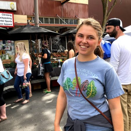 "I love that I can come back and still go around...to a bunch of the different vendors and give them hugs...and they all recognize me..."