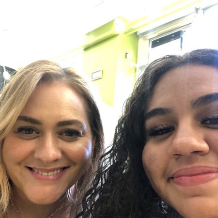 Jennifer Velazquez interviewing her 4th Grade teacher, Lydia Maisonave. Pt.1