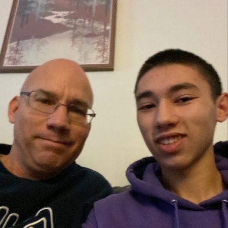 James talking to his father about his childhood and jobs.