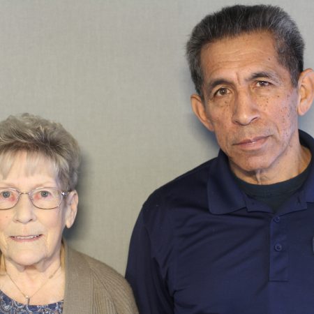 Thomas Martinez and Beverlee Newcomb