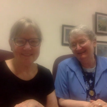 Sister Mary Forman and Sister Kim Jordan