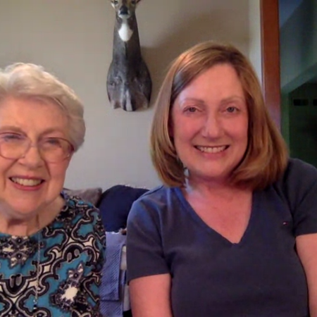 Diane Begala and Jean Friday